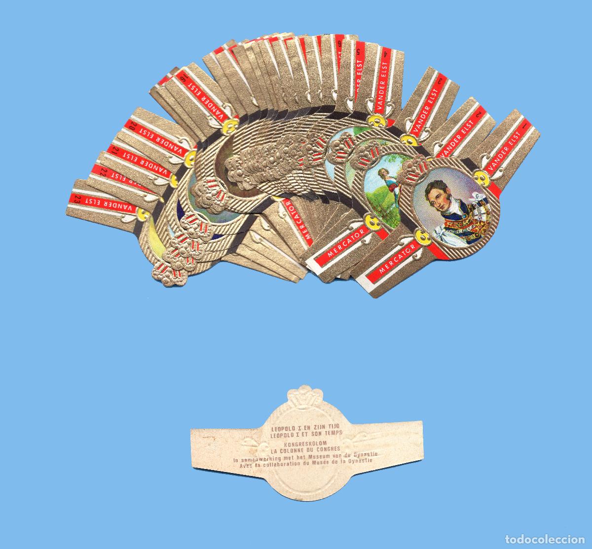 Vitolas de colecci&oacute;n: SERIE COMPLETA DE 24 VITOLAS - MARCA MERCATOR (B&Eacute;LGICA)- EL REY LEOPOLDO I DE B&Eacute;LGICA