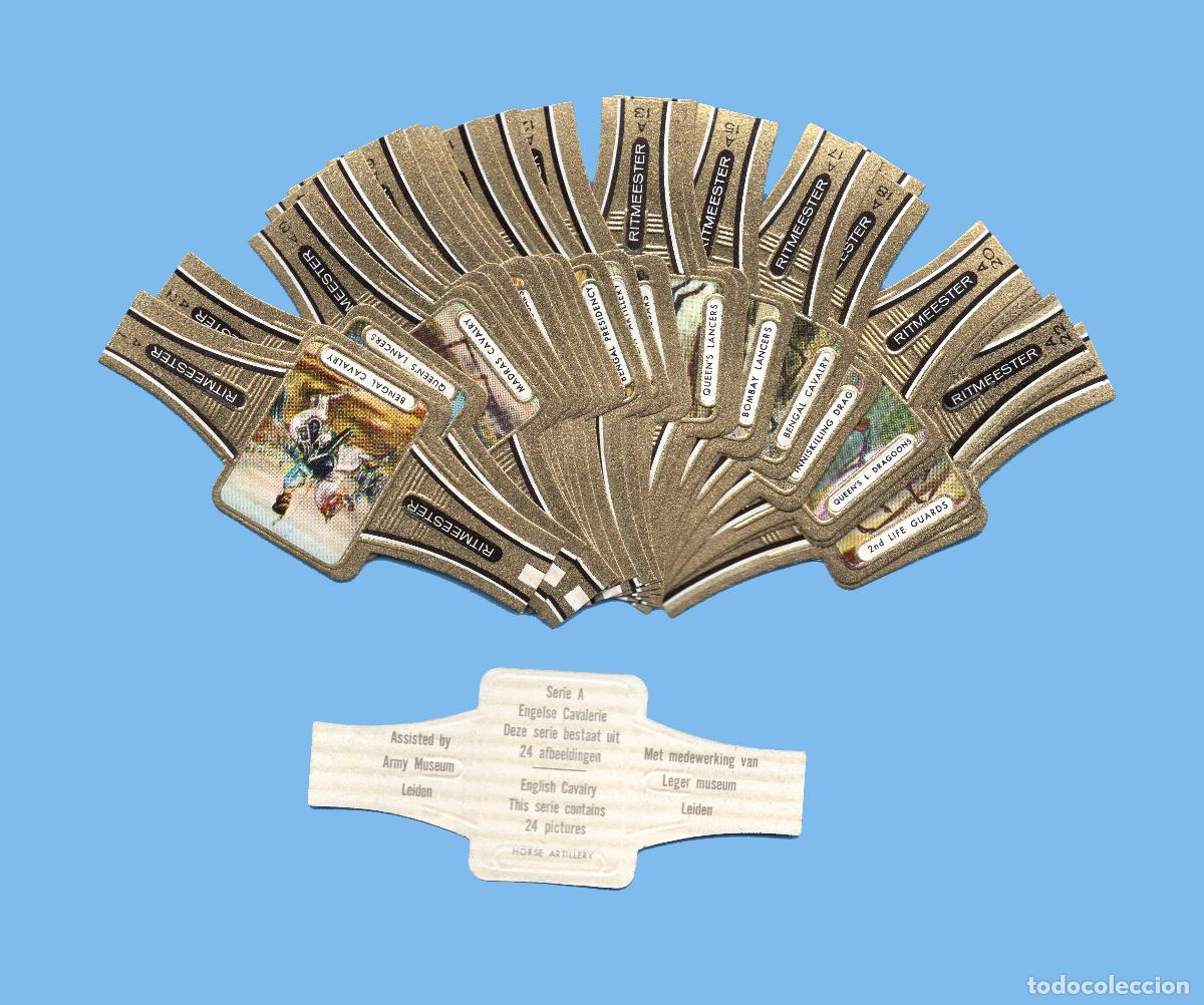 Vitolas de colecci&oacute;n: SERIE COMPLETA DE 24 VITOLAS - MARCA RITMEESTER (HOLANDA) - CABALLER&Iacute;A INGLESA