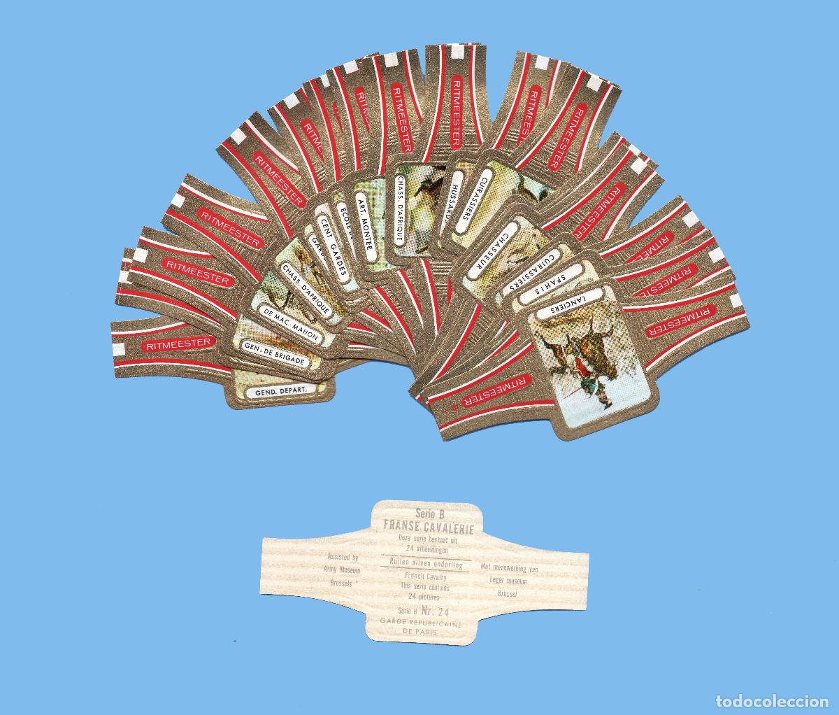 Vitolas de colecci&oacute;n: SERIE COMPLETA DE 24 VITOLAS - MARCA RITMEESTER (HOLANDA) - CABALLER&Iacute;A FRANCESA