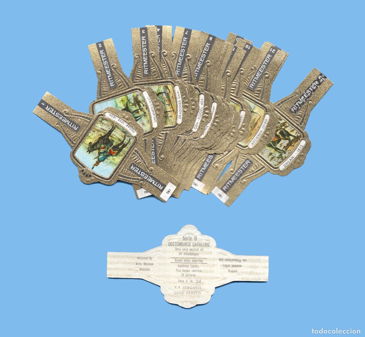 Vitolas de colecci&oacute;n: SERIE COMPLETA DE 24 VITOLAS - MARCA RITMEESTER (HOLANDA) - CABALLER&Iacute;A AUSTRIACA