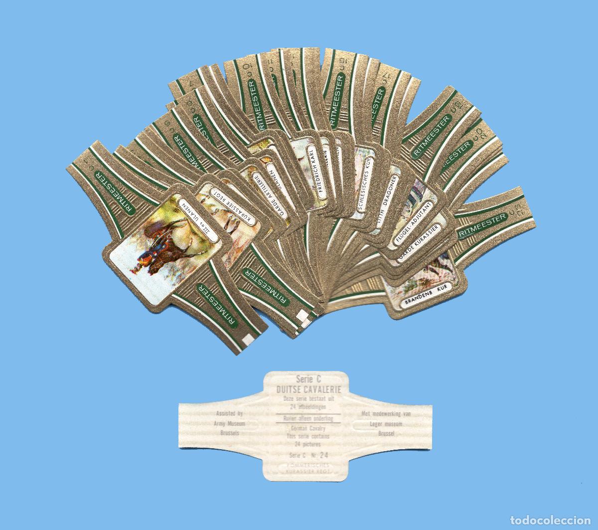 Vitolas de colecci&oacute;n: SERIE COMPLETA DE 24 VITOLAS - MARCA RITMEESTER (HOLANDA) - CABALLER&Iacute;A ALEMANA