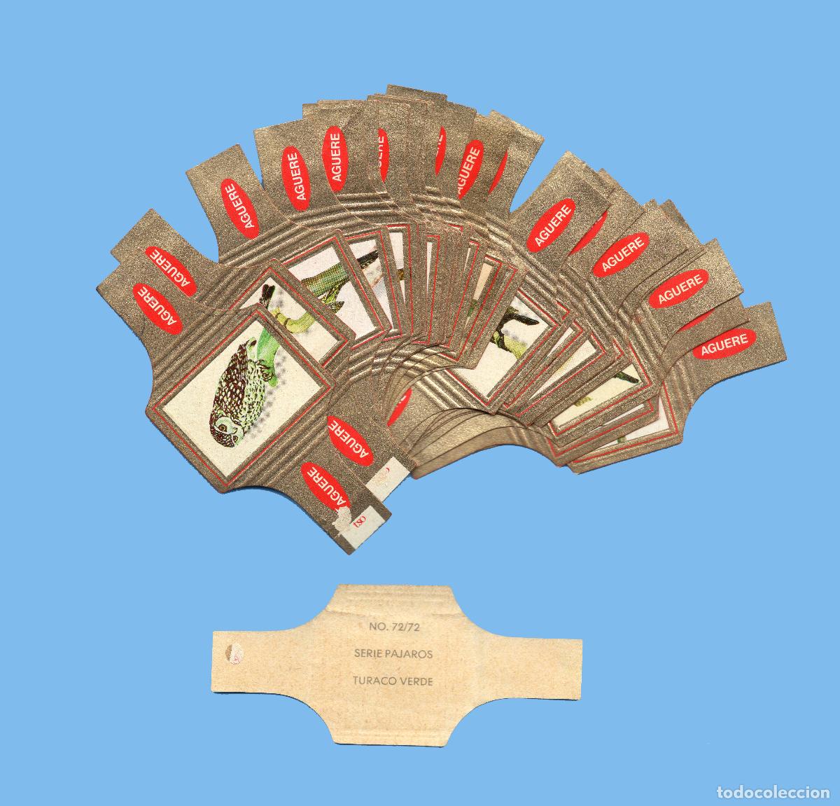 Vitolas de colecci&oacute;n: SERIE COMPLETA DE 24 VITOLAS - MARCA AGUERE (CANARIAS) - AVES SERIE 3&ordf; (NUM. 49 A 72)
