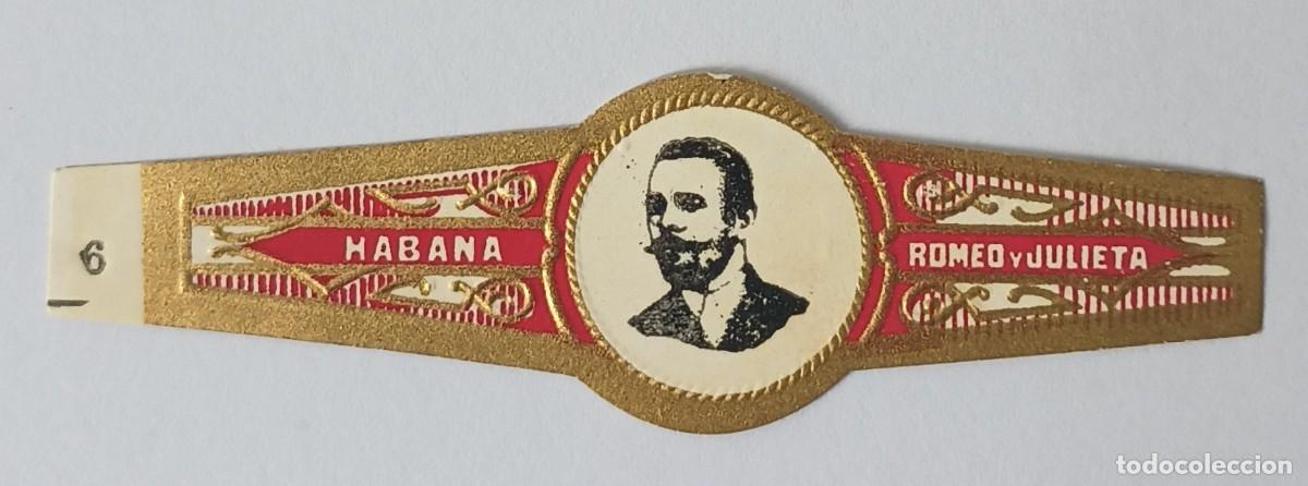 Vitolas de colecci&oacute;n: Chinchal, Cigar Band, Antigua Vitola de Coleccion, Romeo y Julieta - 15, C258