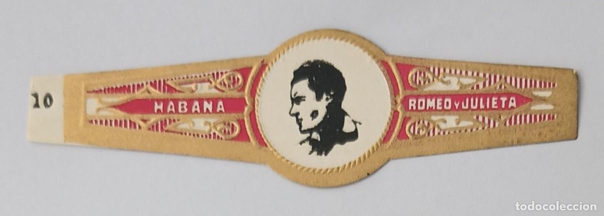 Vitolas de colecci&oacute;n: Chinchal, Cigar Band, Antigua Vitola de Coleccion, Romeo y Julieta - 19, C262