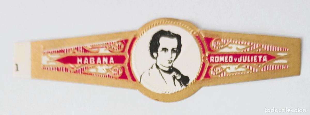 Vitolas de colecci&oacute;n: Chinchal, Cigar Band, Antigua Vitola de Coleccion, Romeo y Julieta - 10, C253