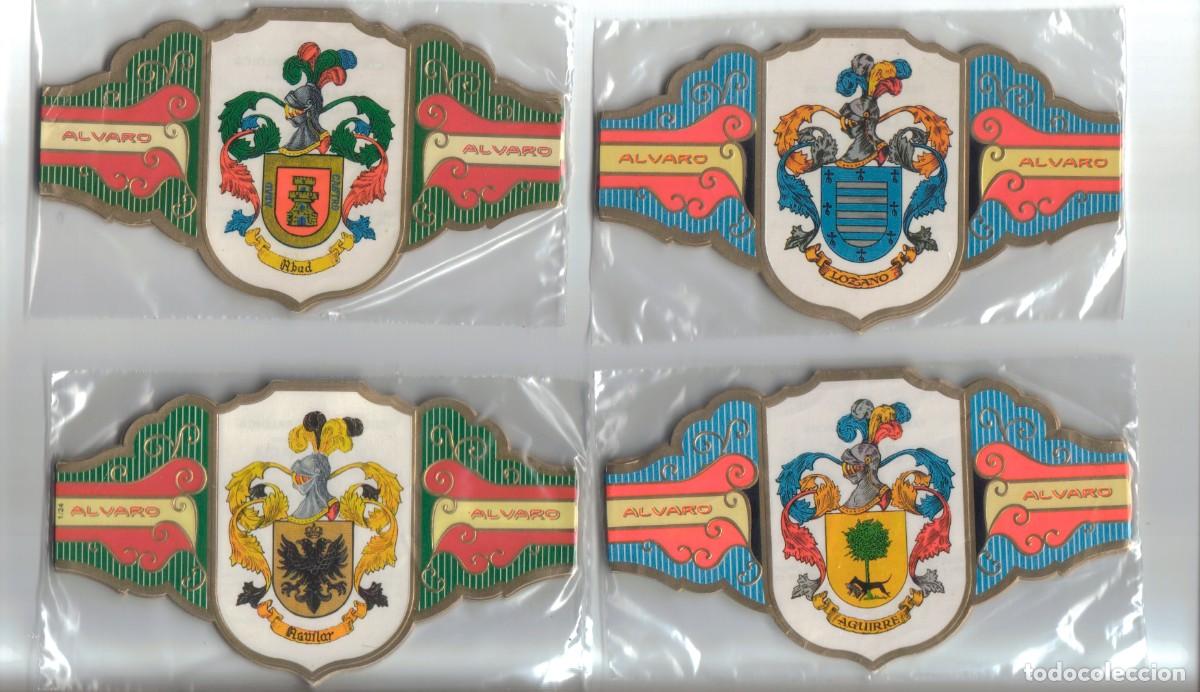 Vitolas de colecci&oacute;n: Vitolas Vijosefa. Serie completa &Aacute;lvaro Her&aacute;ldica, serie III, 24 vitolinas.