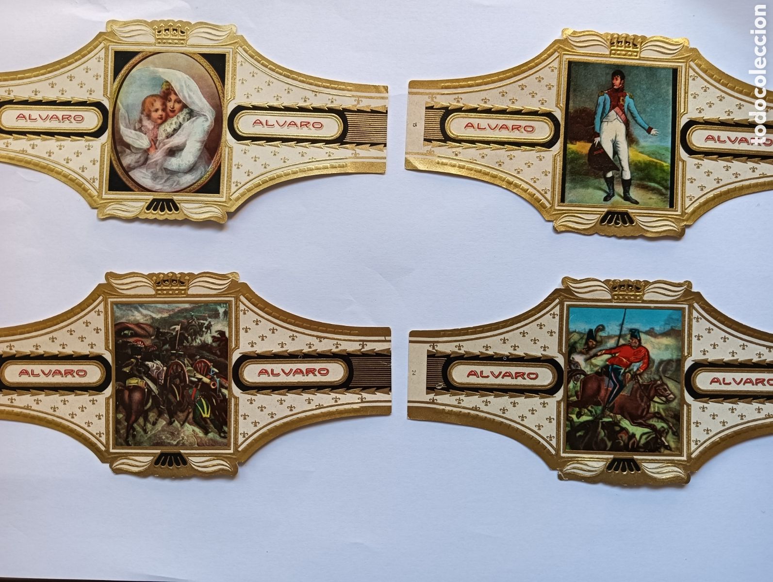 Vitolas de colecci&oacute;n: VITOLAS ALVARO NAPOLEON 4-15-16-24