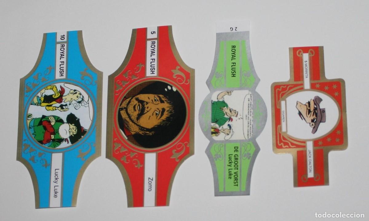 Vitolas de colecci&oacute;n: Lote de 4 v&iacute;tolas de puros