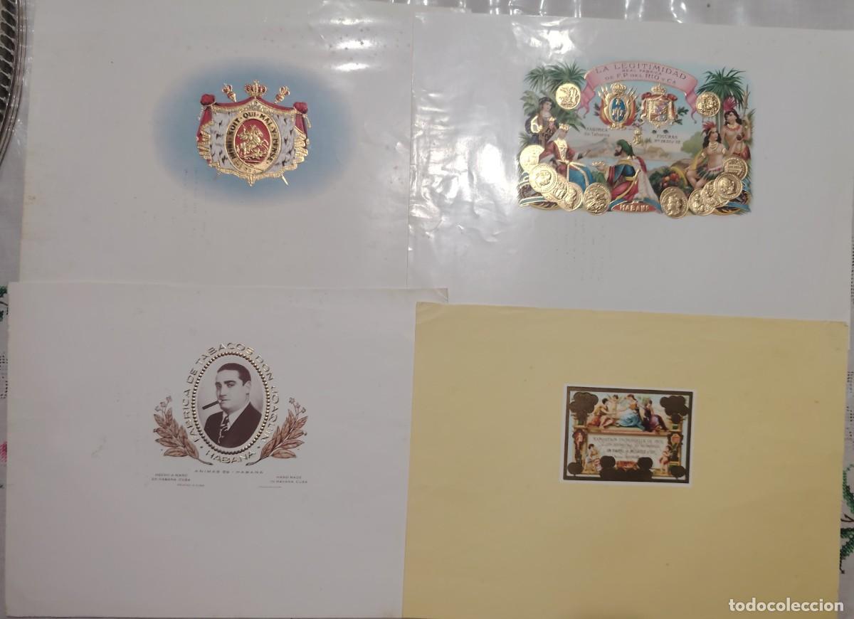 Vitolas de colecci&oacute;n: VITOLINAS O CUBREPUROS ANTIGUAS Y RARAS CUBANOS CANARIOS .. LOTE 2