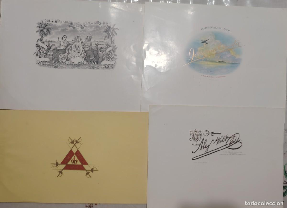 Vitolas de colecci&oacute;n: VITOLINAS O CUBREPUROS ANTIGUAS Y RARAS CUBANOS CANARIOS .. LOTE 4