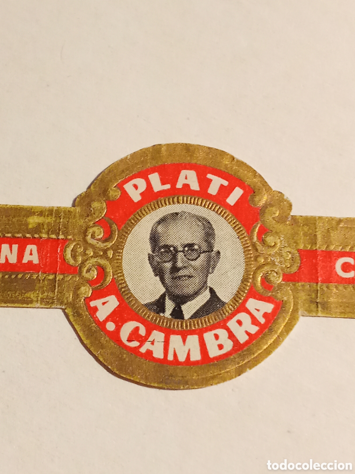 Vitolas de colecci&oacute;n: Vitola Habanos Cuba , PLATI / A. CAMBRA