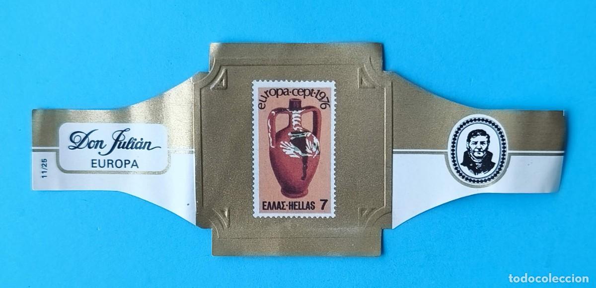 Vitolas de colecci&oacute;n: VITOLA A&Ntilde;O 1976 SERIE EUROPA-V GRECIA - YVERT 1210