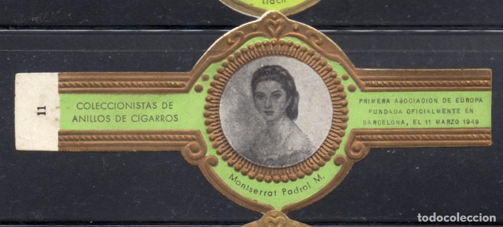 Vitolas de colecci&oacute;n: VITOLA CLASICA: 156011, COLECCIONISTAS DE ANILLOS DE CIGARROS, N&ordm; 11, MONTSERRAT PADROL