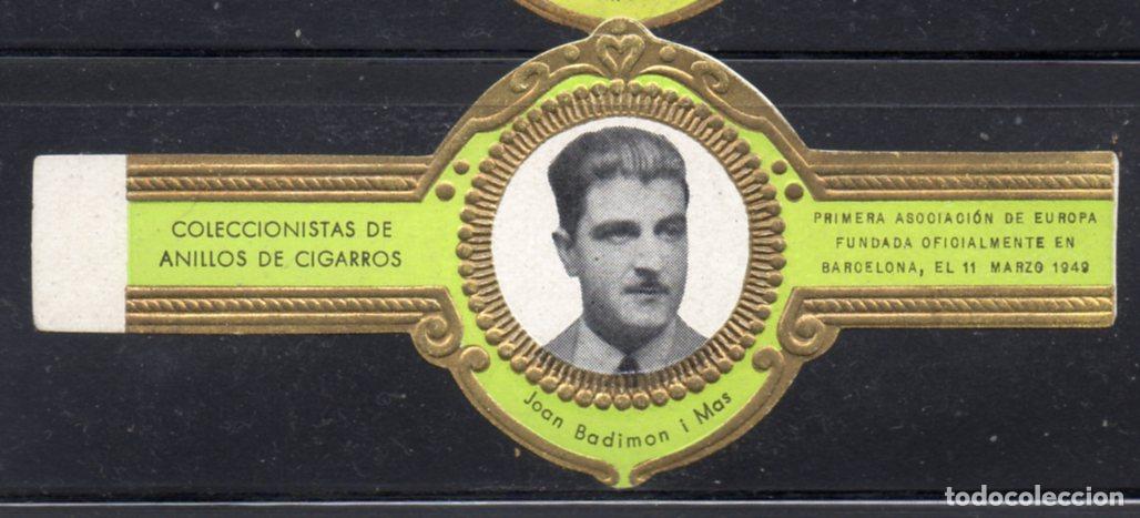 Vitolas de colecci&oacute;n: VITOLA CLASICA: 156013, COLECCIONISTAS DE ANILLOS DE CIGARROS, S/N, JOAN BADIMON