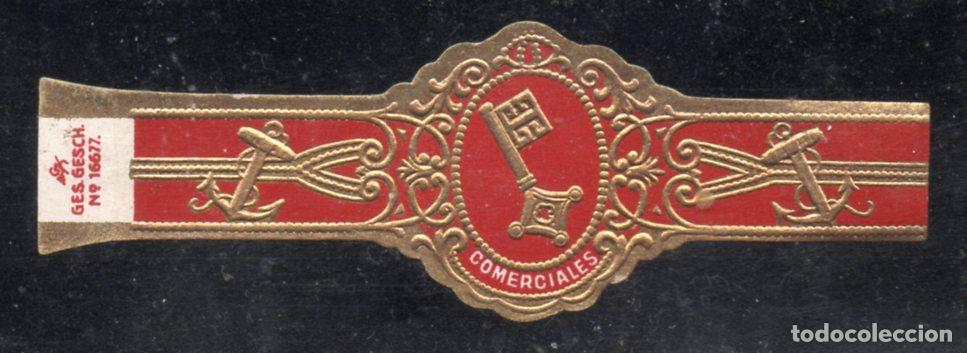 Vitolas de colecci&oacute;n: VITOLA CLASICA: 156029, TEMA LLAVES, COMERCIALES, TALON GES.GESCH. N&ordm; 16677.