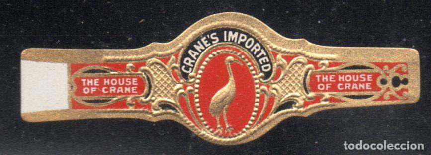 Vitolas de colecci&oacute;n: VITOLA CLASICA: 156030, TEMA FAUNA, CRANE'S IMPORTED.