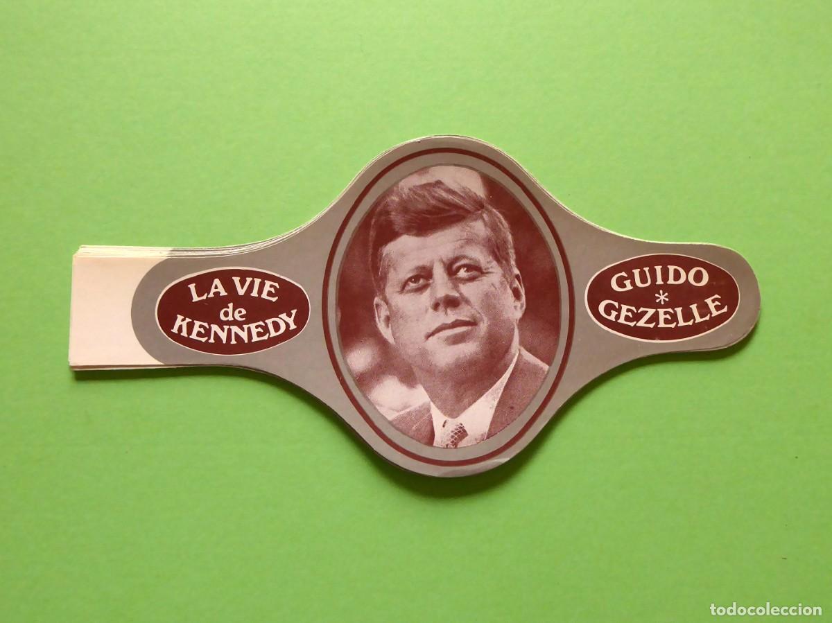 Vitolas de colecci&oacute;n: ▪️ G. GEZELLE ▪️ LA VIDA DE KENNEDY Color PLATA ▪️ Serie COMPLETA (18) ▪️ VITOLAS