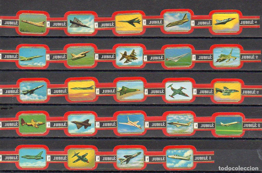 Vitolas de colecci&oacute;n: JUBILE, AVIACION MODERNA, 24 VITOLAS, SERIE COMPLETA.