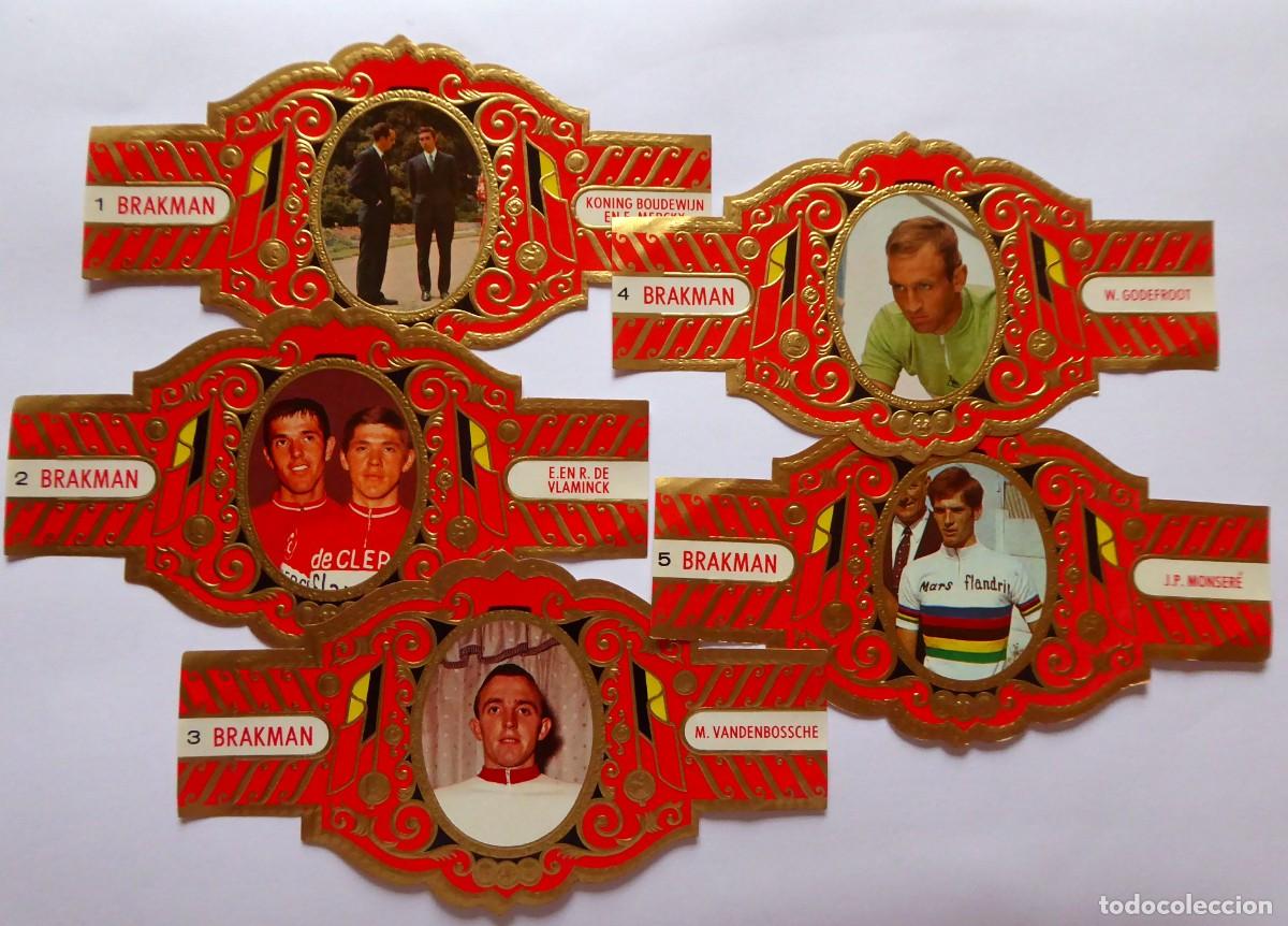 Vitolas de colecci&oacute;n: ▪️ BRAKMAN ▪️ CICLISTAS ▪️ Serie COMPLETA (5) ▪️ VITOLAS