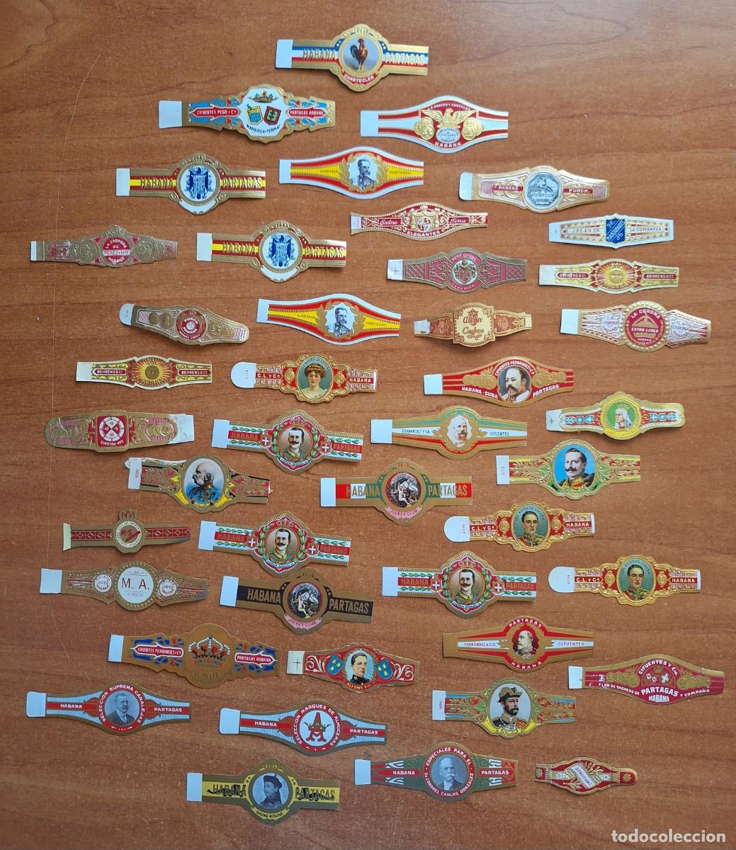 Vitolas de colecci&oacute;n: LOTE DE M&Aacute;S DE 30 VITOLAS DIVERSAS