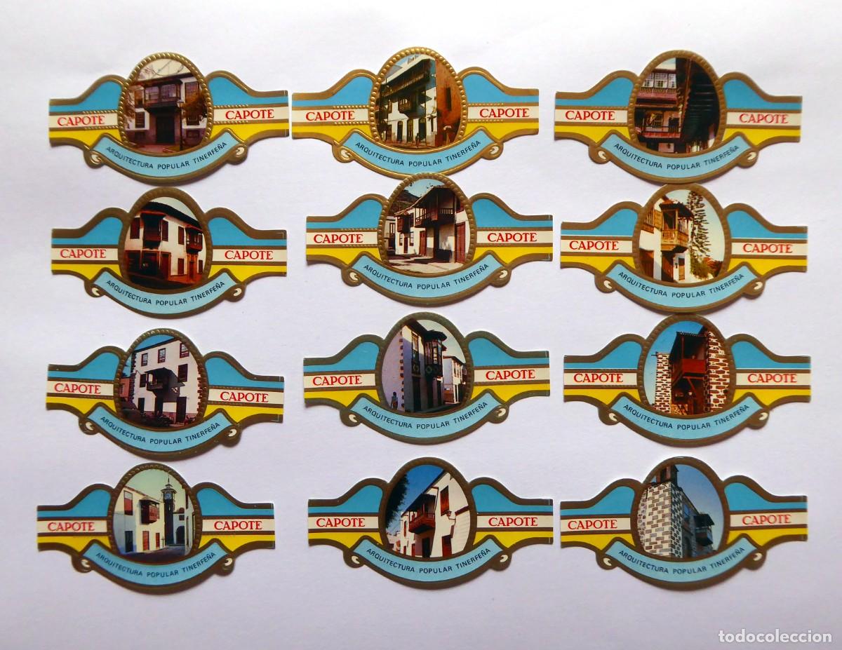 Vitolas de colecci&oacute;n: ▪️CAPOTE ▪️ ARQUITECTURA TINERFE&Ntilde;A▪️ Serie COMPLETA (12) ▪️ VITOLAS