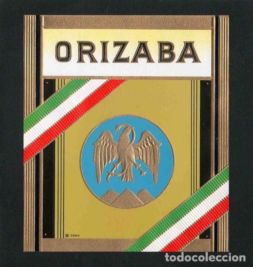 Vitolas de colecci&oacute;n: Vitola, original litograf&iacute;a. Antigua litograf&iacute;a de caja de tabacos. Orizaba (M&eacute;xico).