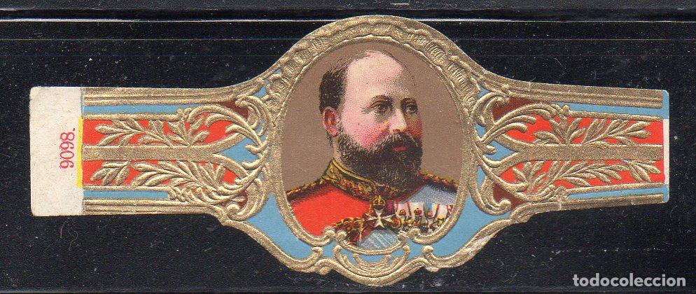 Vitolas de colecci&oacute;n: VITOLA CLASICA: 044026, CASA REAL INGLESA, EDUARDO VII, TALON 9098.