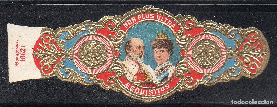 Vitolas de colecci&oacute;n: VITOLA CLASICA: 044027, CASA REAL INGLESA, EDUARDO VII Y ALEJANDRA, TALON GES.GESCH.16621, CAT 754