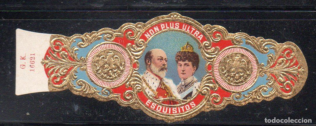 Vitolas de colecci&oacute;n: VITOLA CLASICA: 044028, CASA REAL INGLESA, EDUARDO VII Y ALEJANDRA, TALON G.K.16621, CAT 752
