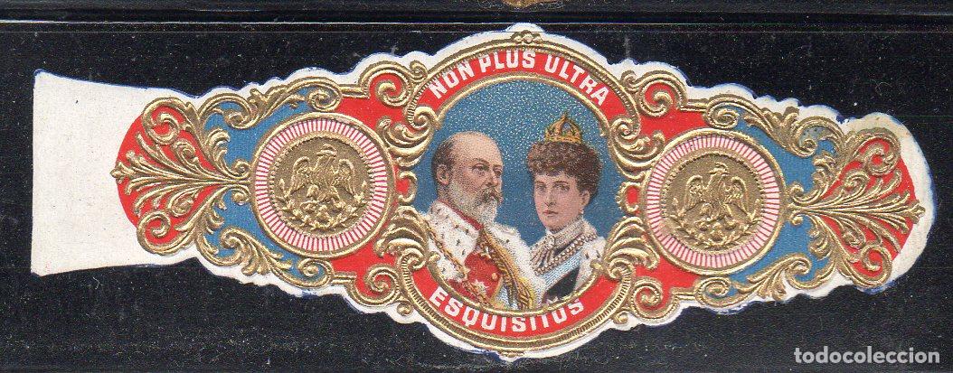 Vitolas de colecci&oacute;n: VITOLA CLASICA: 044029, CASA REAL INGLESA, EDUARDO VII Y ALEJANDRA, TALON BLANCO, CAT 748