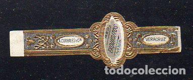 Vitolas de colecci&oacute;n: VITOLA CLASICA: 046008, EXQUISITOS, REG. N&ordm; 155, ANDRES CORRALES, VERACRUZ, MEXICO