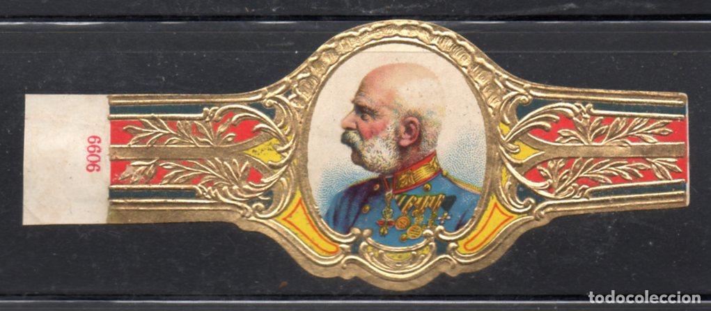 Vitolas de colecci&oacute;n: VITOLA CLASICA: 166009, CASAS REALES, FRANCISCO JOSE DE AUSTRIA, TALON 9099