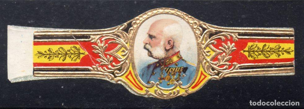 Vitolas de colecci&oacute;n: VITOLA CLASICA: 166010, CASAS REALES, FRANCISCO JOSE DE AUSTRIA, TALON BLANCO.