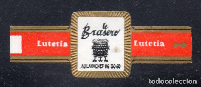 Vitolas de colecci&oacute;n: VITOLA CLASICA: 166014, TEMA ENVASES, EL BRASERO, LUTETIA.
