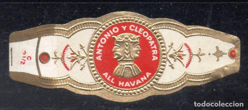Vitolas de colecci&oacute;n: VITOLA CLASICA: 166020, TEMA MUJERES CUBA, ANTONIO Y CLEOPATRA, CUBA, TALON C2 1/2