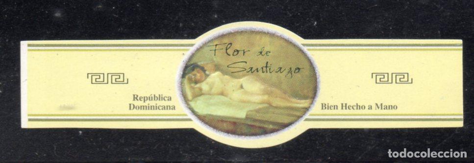 Vitolas de colecci&oacute;n: VITOLA CLASICA: 166022, TEMA MUJERES, FLOR DE SANTIAGO, REPUBLICA DOMINICANA.
