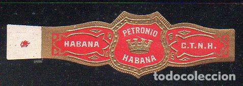 Vitolas de colecci&oacute;n: VITOLA CLASICA: 046022, TEMA CORONAS, PETRONIO, CUBA.