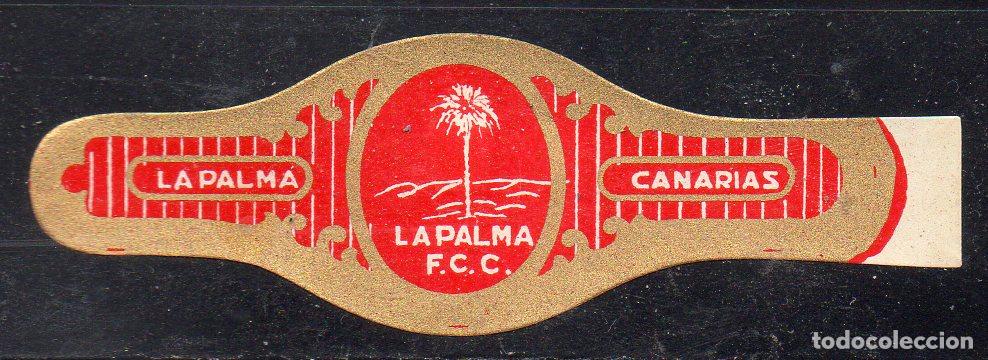 Vitolas de colecci&oacute;n: VITOLA CLASICA: 051010, TEMA ARBOLES, F.C.C. LA PALMA, ISLAS CANARIAS, GRANDE, TALON DERECHA