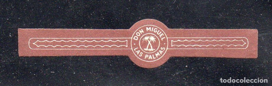 Vitolas de colecci&oacute;n: VITOLA CLASICA: 051016, TEMA ARBOLES, DON MIGUEL, LAS PALMAS, ISLAS CANARIAS.