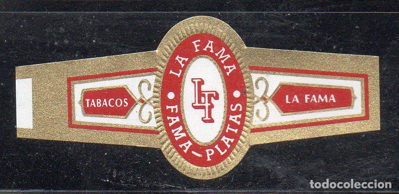 Vitolas de colecci&oacute;n: VITOLA CLASICA: 051024, TABACOS LA FAMA, FAMA-PLATAS, ISLAS CANARIAS