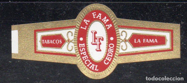 Vitolas de colecci&oacute;n: VITOLA CLASICA: 051025, TABACOS LA FAMA, ESPECIAL CEDRO, ISLAS CANARIAS