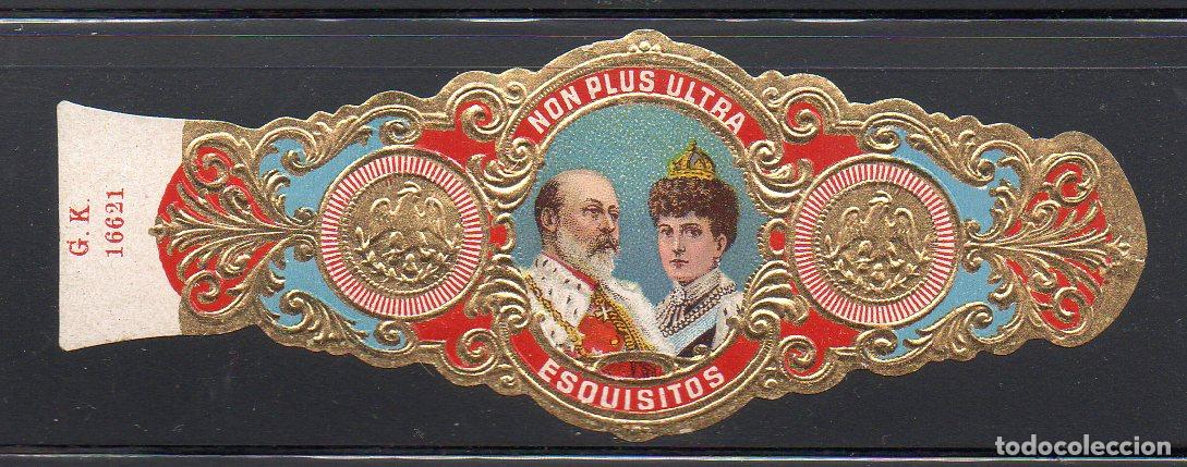 Vitolas de colecci&oacute;n: VITOLA CLASICA: 052009, CASA REAL INGLESA, REY EDUARDO VII Y REINA ALEXANDRA, TALON G.K.16621