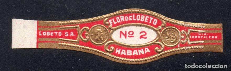 Vitolas de colecci&oacute;n: VITOLA CLASICA: 176006, FLOR DE LOBETO N&ordm; 2, HABANA, CUBA.