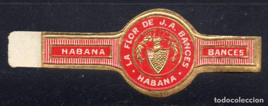 Vitolas de colecci&oacute;n: VITOLA CLASICA: 176007, TEMA ESCUDOS, LA FLOR DE J.A. BANCES, CUBA.