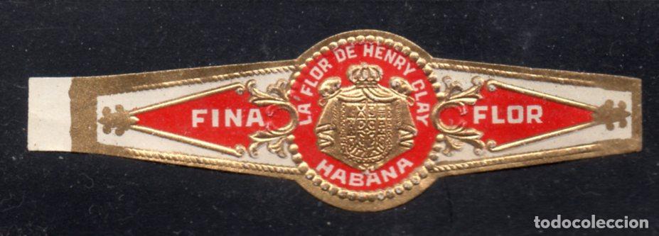 Vitolas de colecci&oacute;n: VITOLA CLASICA: 176008, TEMA ESCUDOS, LA FLOR DE HENRY CLAY, CUBA.