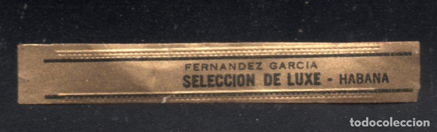 Vitolas de colecci&oacute;n: VITOLA CLASICA: 176019, FERNANDEZ GARCIA, SMART SET, CUBA.