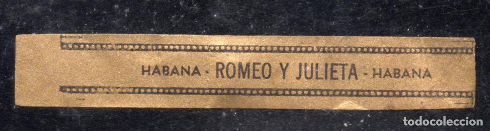 Vitolas de colecci&oacute;n: VITOLA CLASICA: 176021, ROMEO Y JULIETA, CUBA.