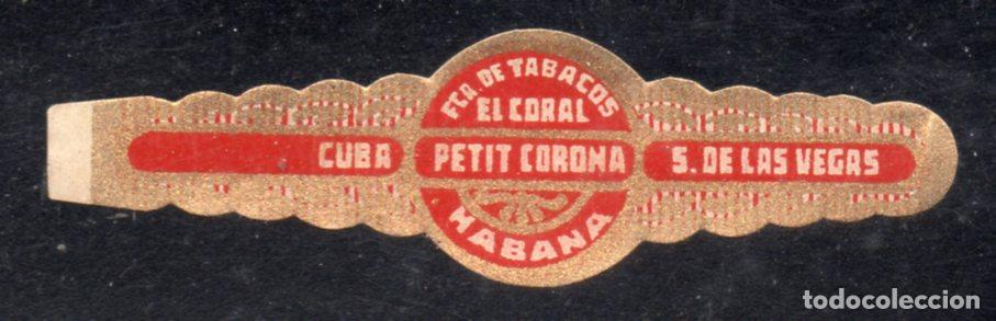 Vitolas de colecci&oacute;n: VITOLA CLASICA: 176026, PETIT CORONA, EL CORAL, SANTIAGO DE LAS VEGAS, CUBA.
