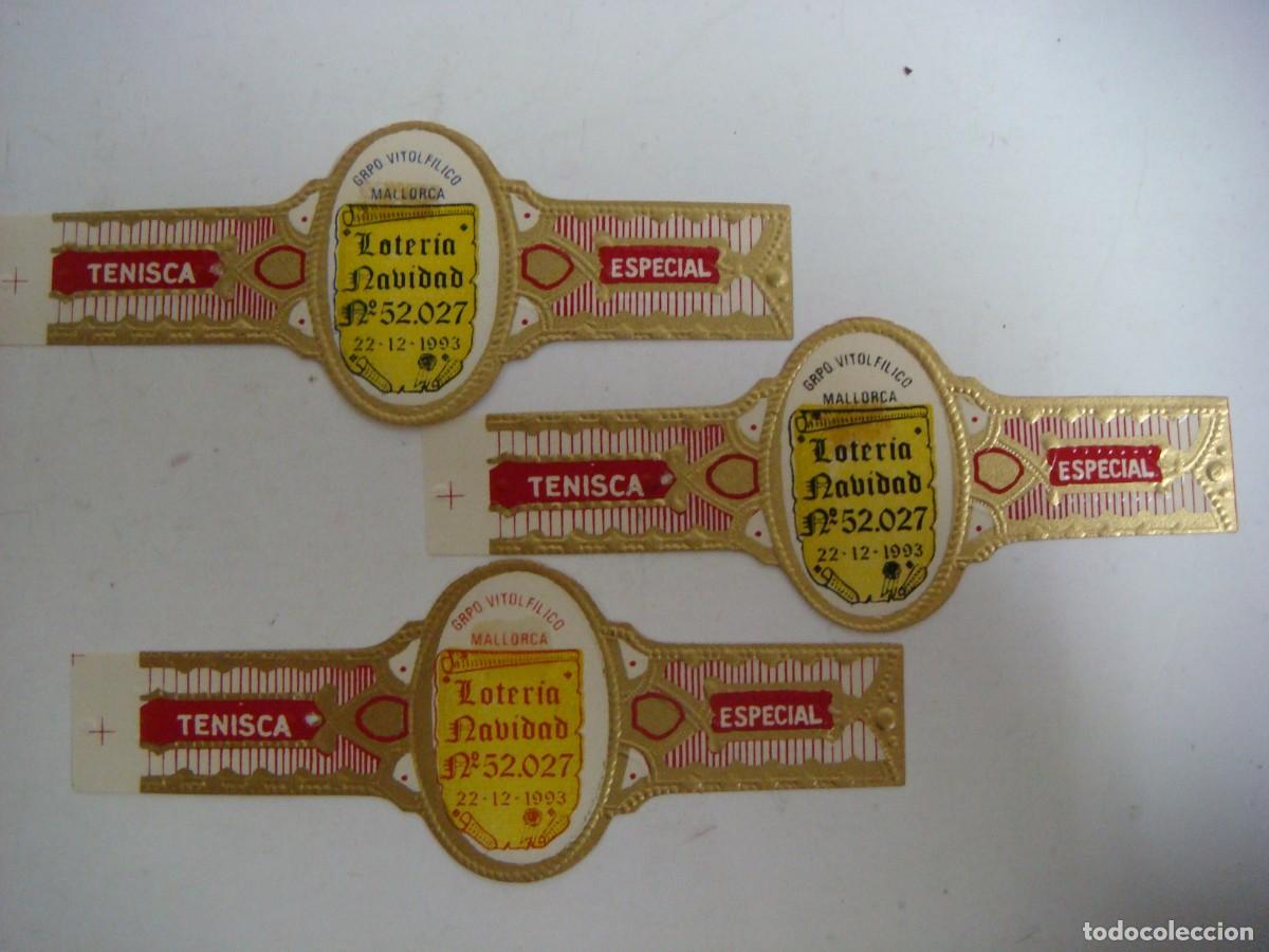 Vitolas de colecci&oacute;n: VITOLAS COLECCION DE TENISCA LOTERIA NACIONAL MALLORCA 1993-3 VITOLAS-N&ordm;-3