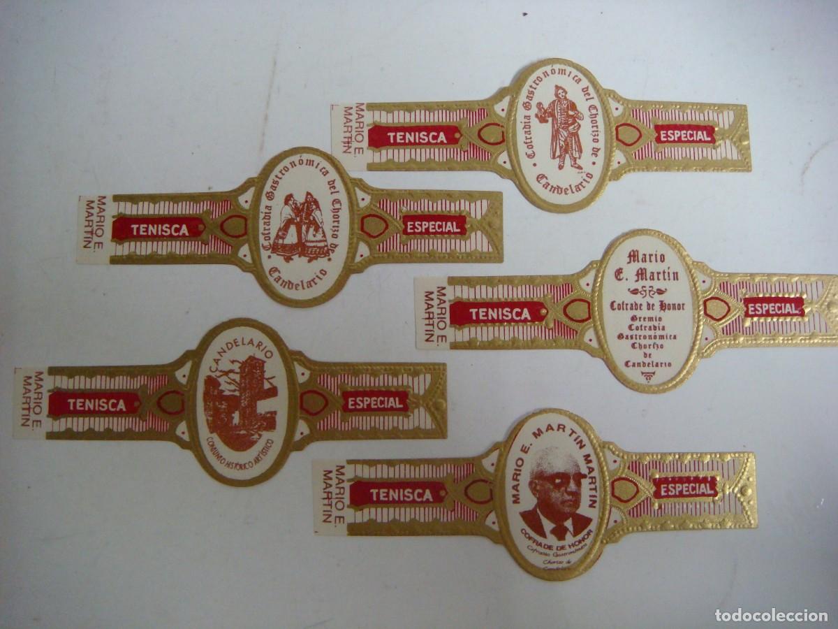 Vitolas de colecci&oacute;n: VITOLAS COLECCION DE TENISCA MARIO E. MARTIN COFRADE DE HONOR-5 VITOLAS-N&ordm;-8